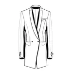 tailored black tailcoat image